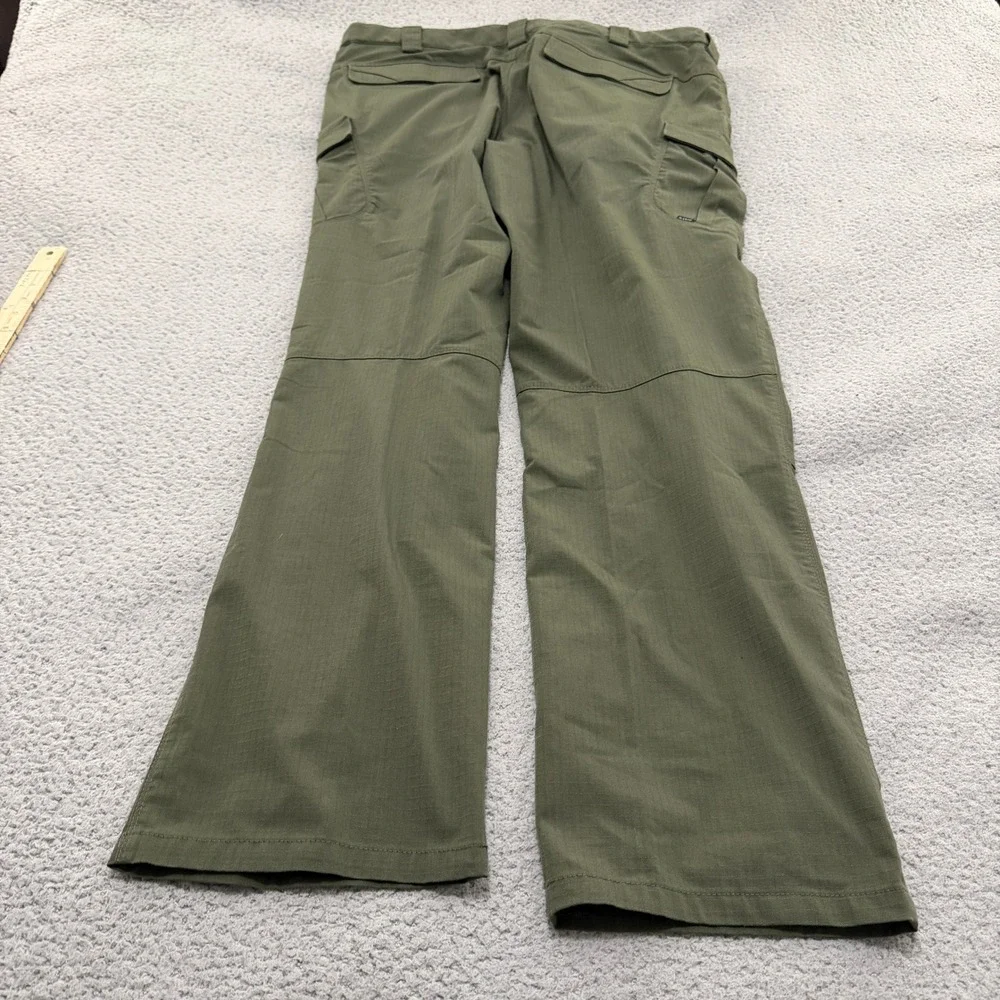 5.11 Tactical Cargo Pants Mens 44x36 Green Ripstop  Utility Workwear Trousers